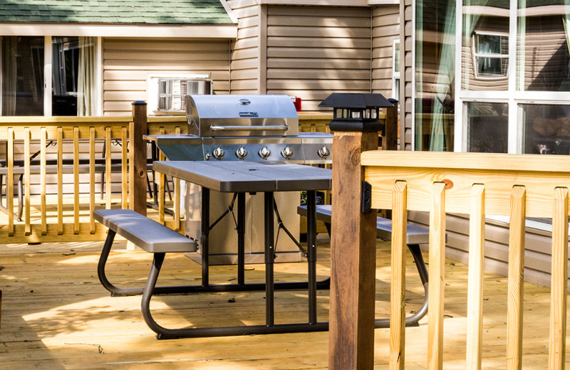 Deck at Holly's Resort.