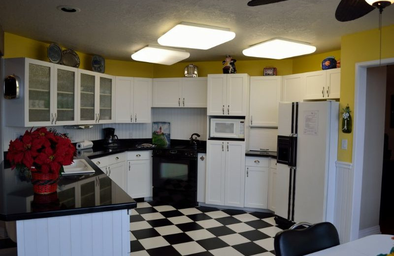 Vacation rental kitchen at Oregon Beach Vacations.
