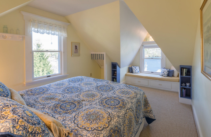 Guest room at Five Gables Inn.