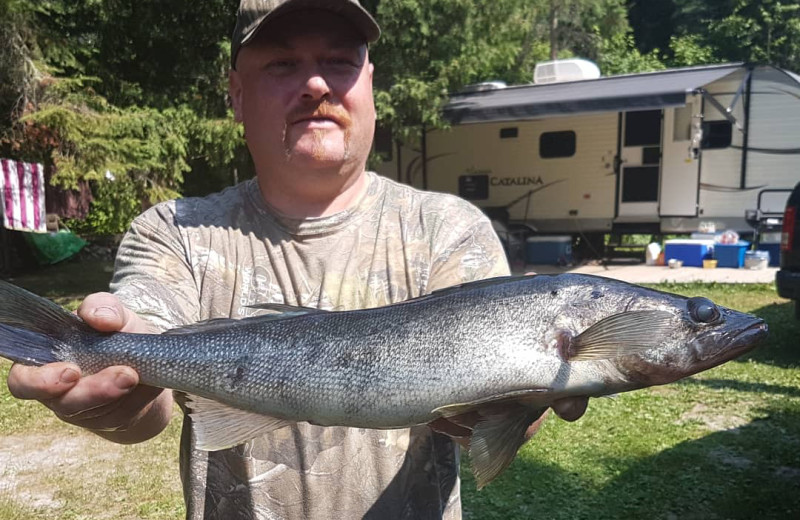 Fishing at Elk Lake Wilderness Resort.