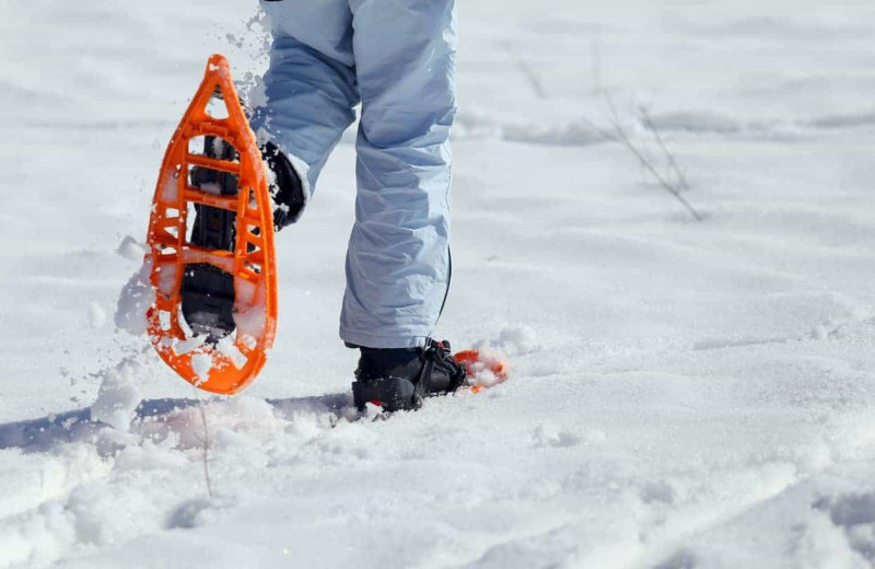 Snowshoeing at Patterson Kaye Resort.