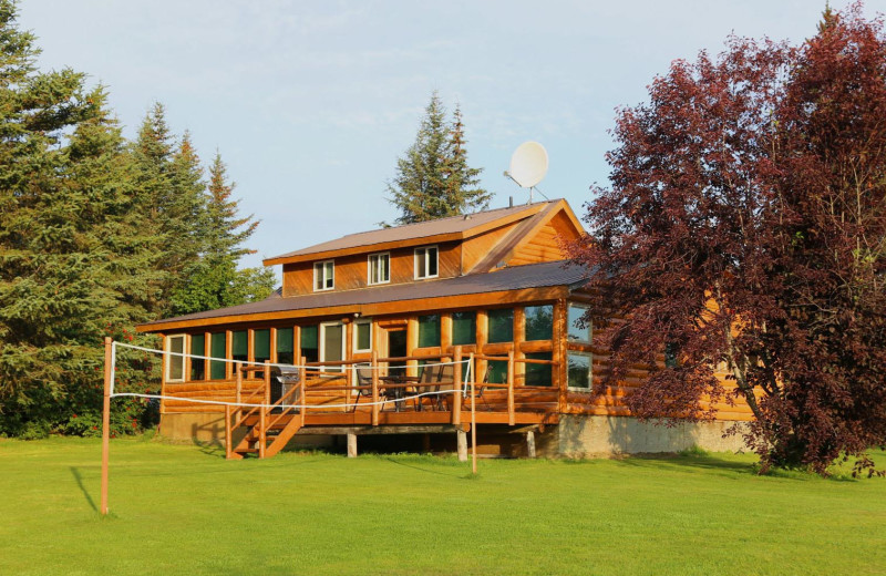 Cabin exterior at Bear Paw Adventure.