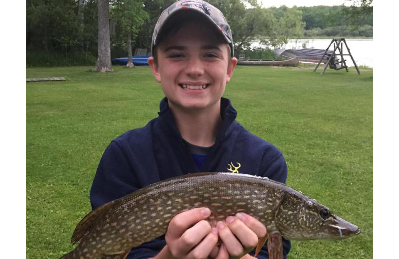 Fishing at Rising Eagle Resort.