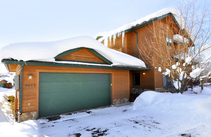 Rental exterior at Steamboat Lodging Properties.