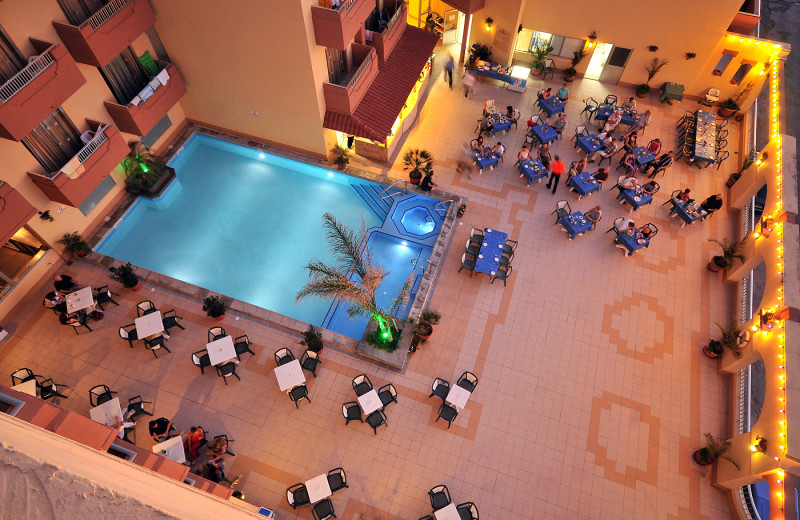 Indoor pool at Luna Holiday Complex.