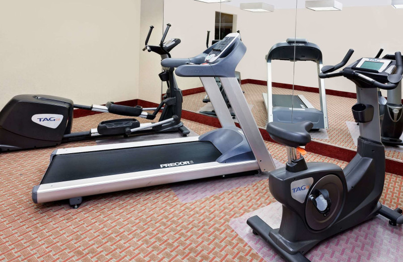 Fitness room at Baymont InnSuites.