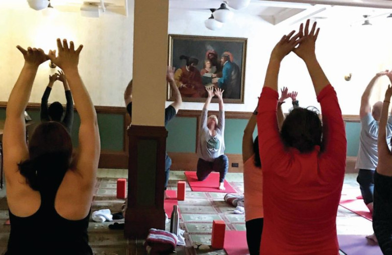 Yoga at Red Lion Inn.