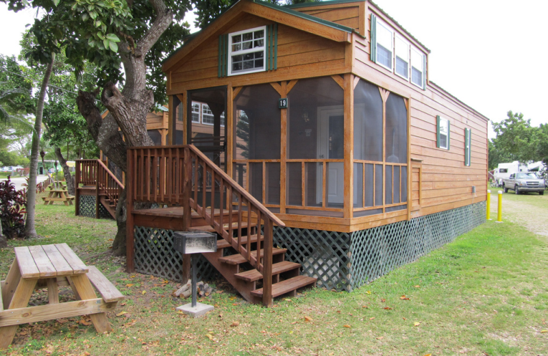 Cabin exterior at Miami Everglades.