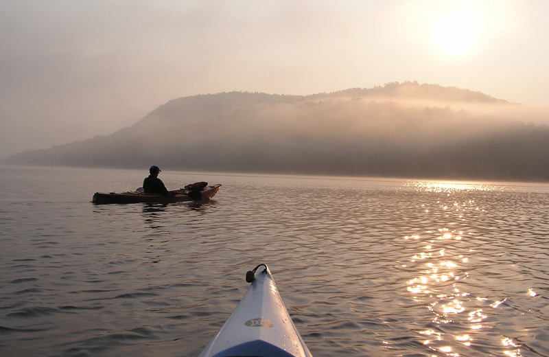 Kayaking at Timberlock.