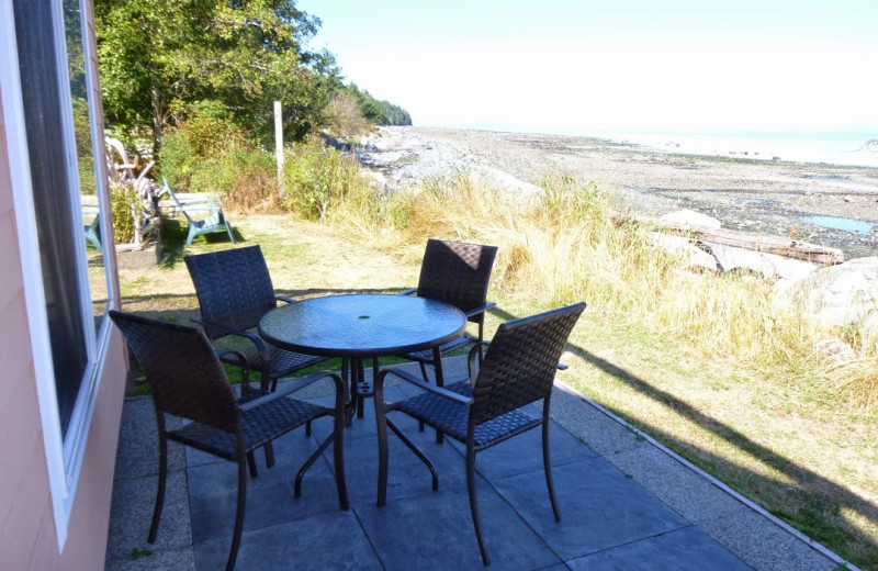 Balcony view at Copes' Islander Bed & Breakfast.