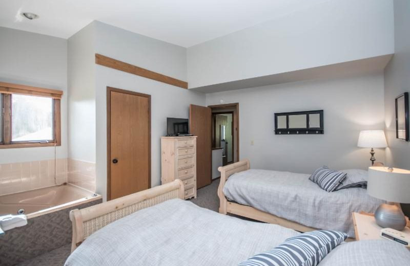Rental bedroom at Sand County Service Company.
