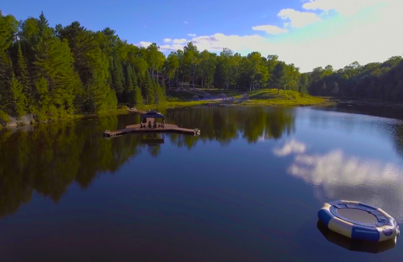 Lake view at Footprints Resort.