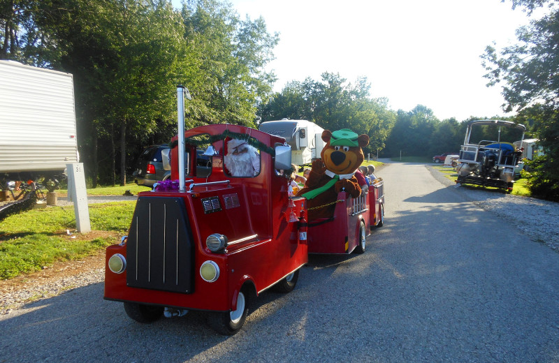 Rides at Jellystone Park at Lake Monroe.