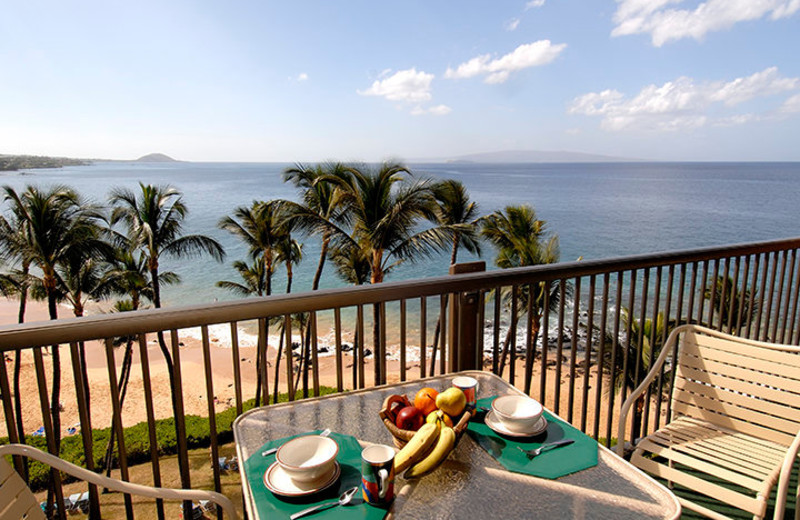 Balcony view from Mana Kai Maui.