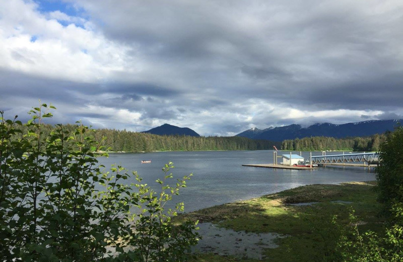 Lake view at Favorite Bay Lodge.