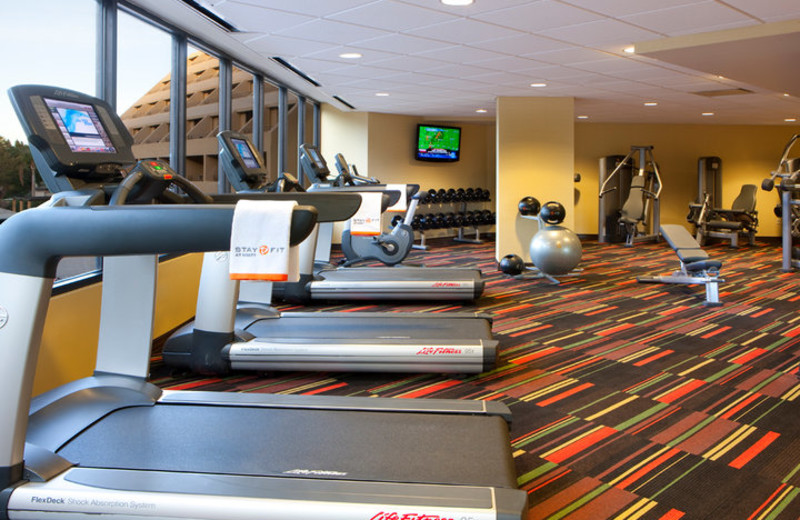 Fitness center at Hyatt Regency Suites - Palm Springs.