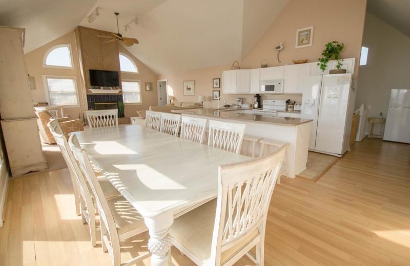 Rental kitchen at Beach Realty & Construction.