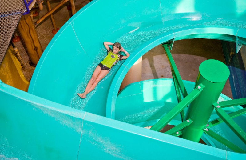 Water slide at Castaway Bay.