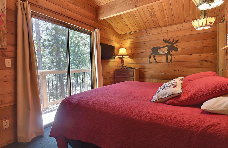Rental bedroom at Mountain Resort Properties.