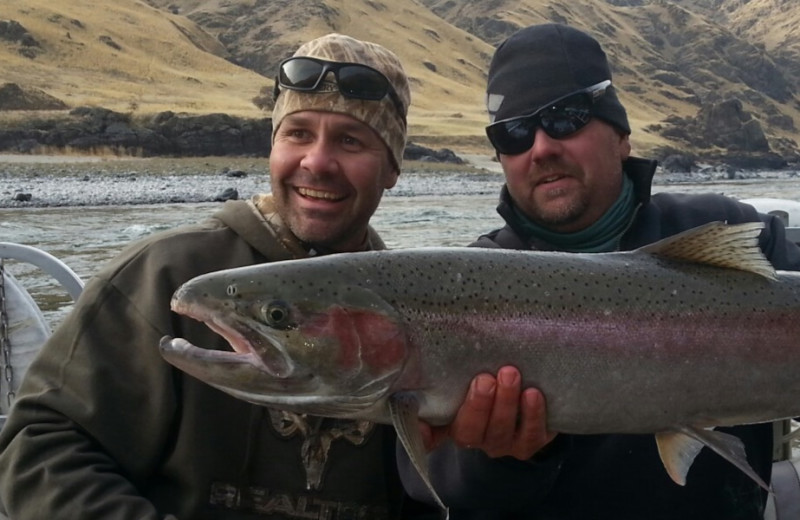 Fishing at Salmon River Tours.