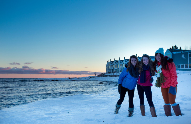 Group at Bluefin Bay on Lake Superior.