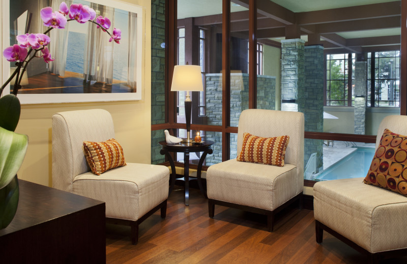 Spa waiting area at the DoubleTree Fallsview Niagara Falls