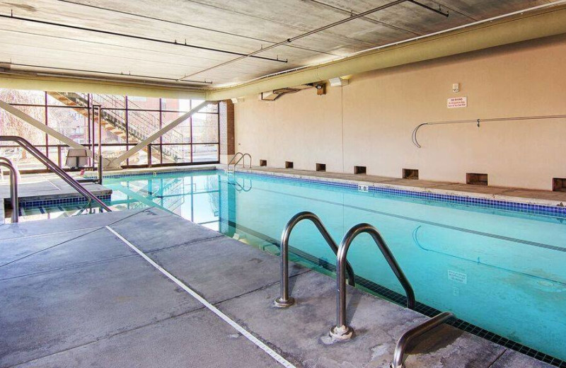 Indoor pool at Grand Eastonian Hotel.