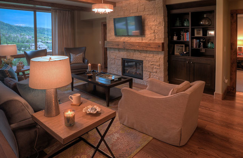 Rental living room at Edgemont Condominiums.