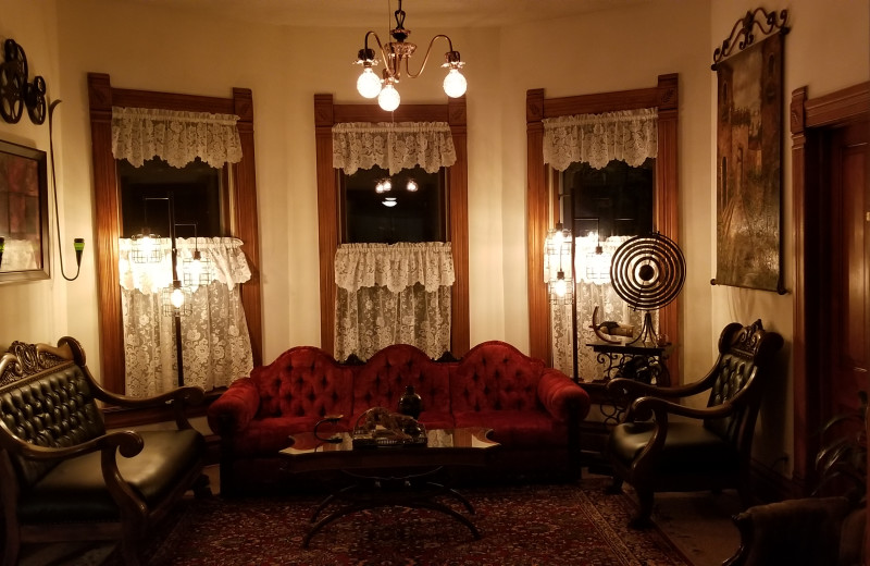 Parlor at Steampunk Manor Bed