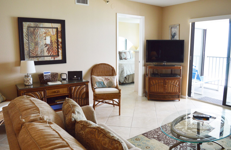 Living room at Travel Resort Services, Inc.