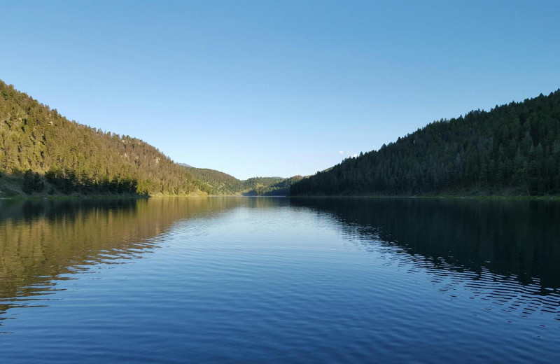 lake at The Drift Lodge.