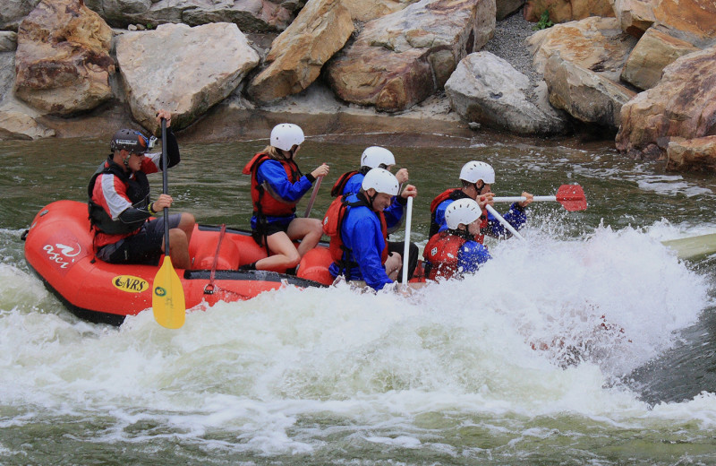 Rafting at Railey Vacations.