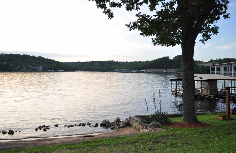 Lake view at Lake Breeze Resort.