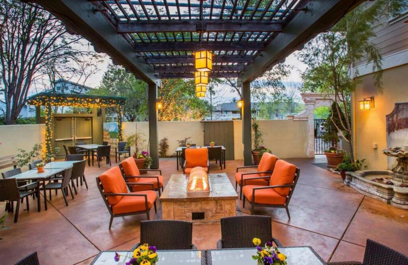 Patio at Best Western Sonoma Valley Inn & Krug Event Center.