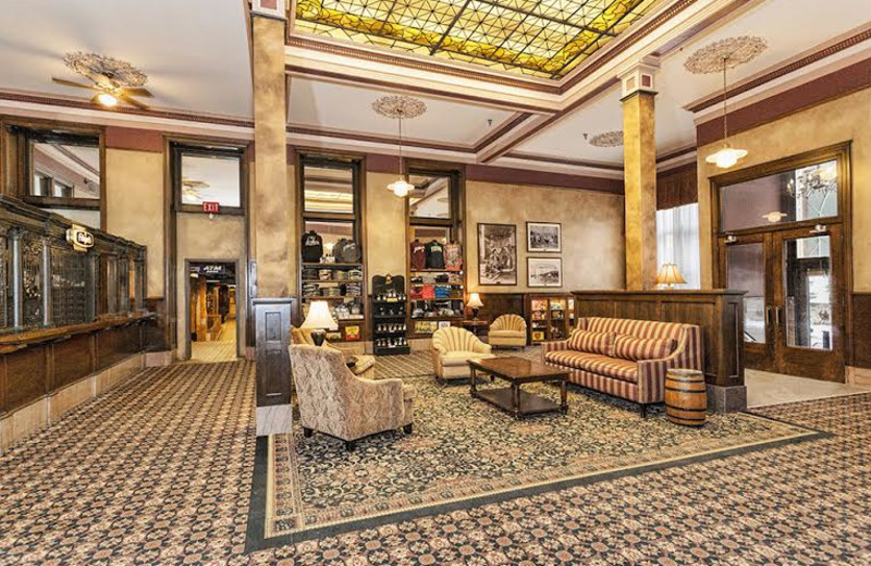 Lobby at Fitger's Inn.