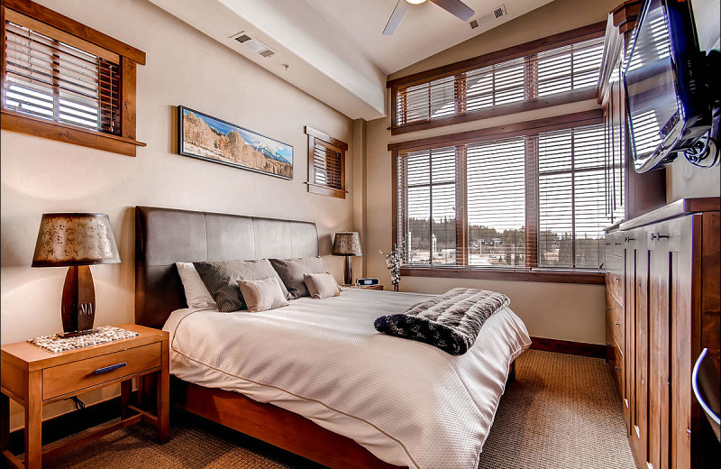 Rental bedroom at Breckenridge Rentals by Owner.