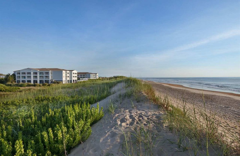 The beach at Hampton Inn & Suites Outer Banks/Corolla.