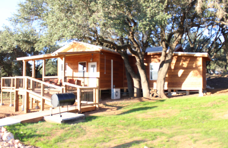 Cabin exterior at The Exotic Resort Zoo.