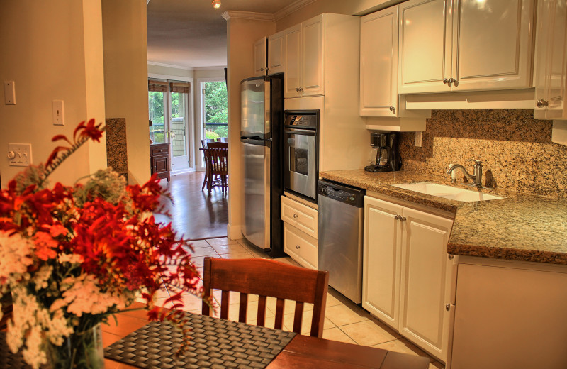 Guest kitchen at Poets Cove Resort & Spa.