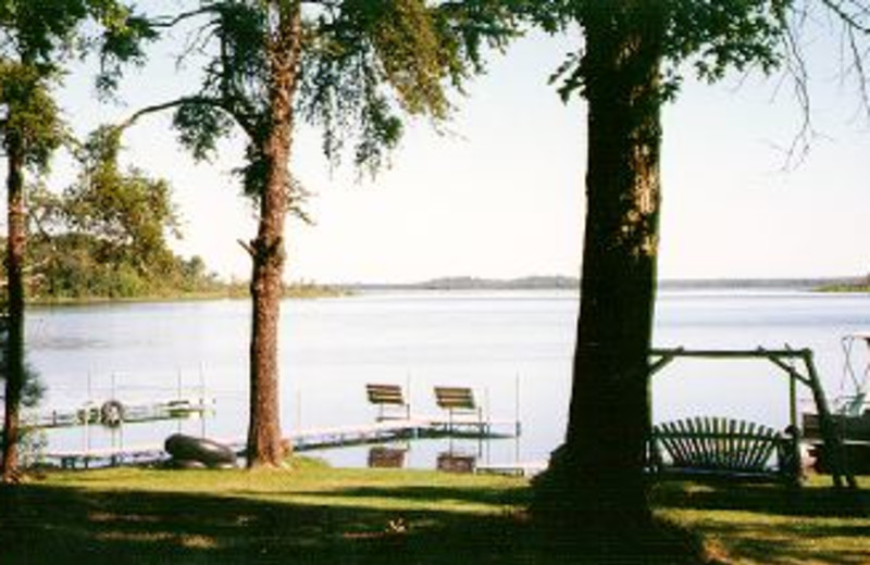 View of Sand Lake at Pine Grove Lodge.