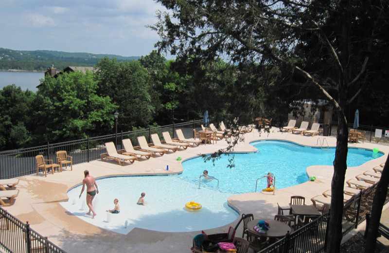 Outdoor pool at The Village At Indian Point.