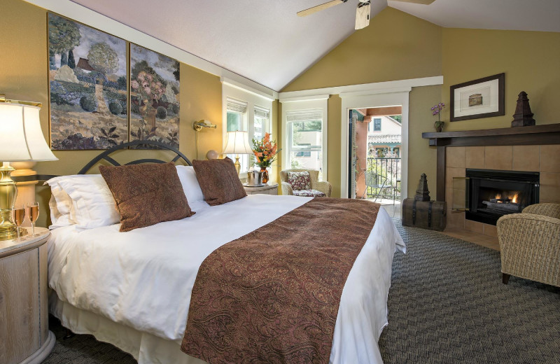 Guest room at Applewood Inn, Restaurant and Spa.