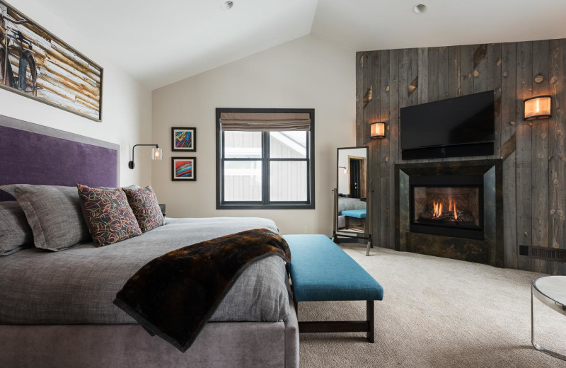 Rental bedroom at Natural Retreats Park City.