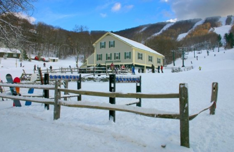 Exterior view of Jiminy Peak Mountain Resort.