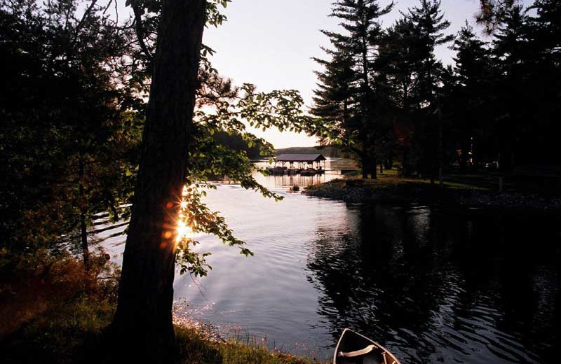 Lake view at Fishing at Wolseley Lodge.