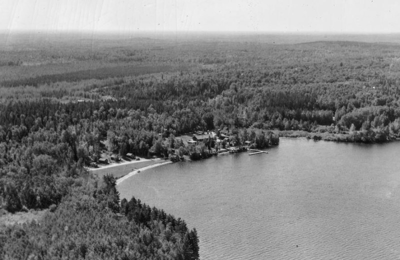 Historic photo of Pehrson Lodge Resort.