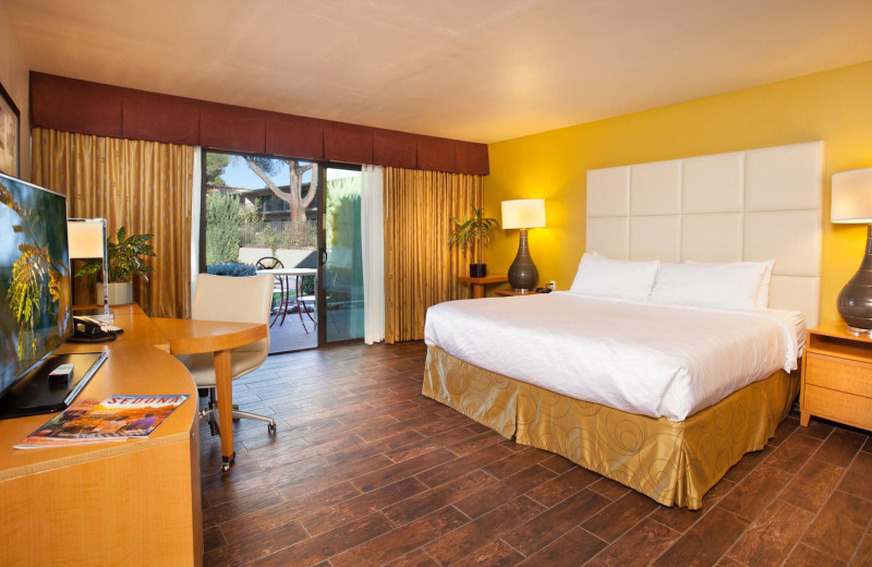Guest room at Arabella Hotel Sedona.