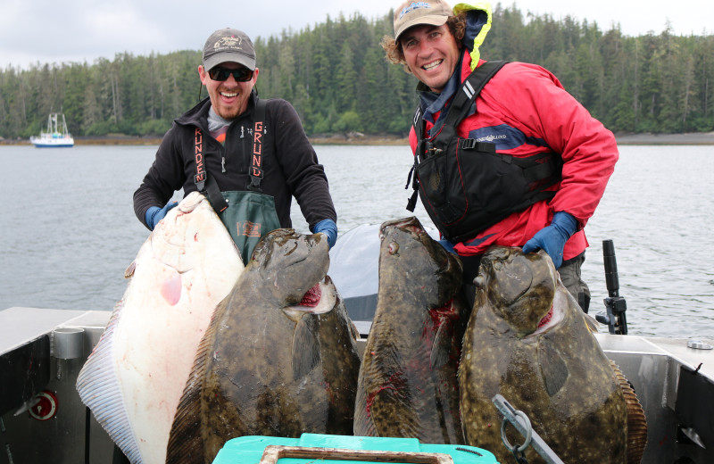 Fishing at The Fireweed Lodge.