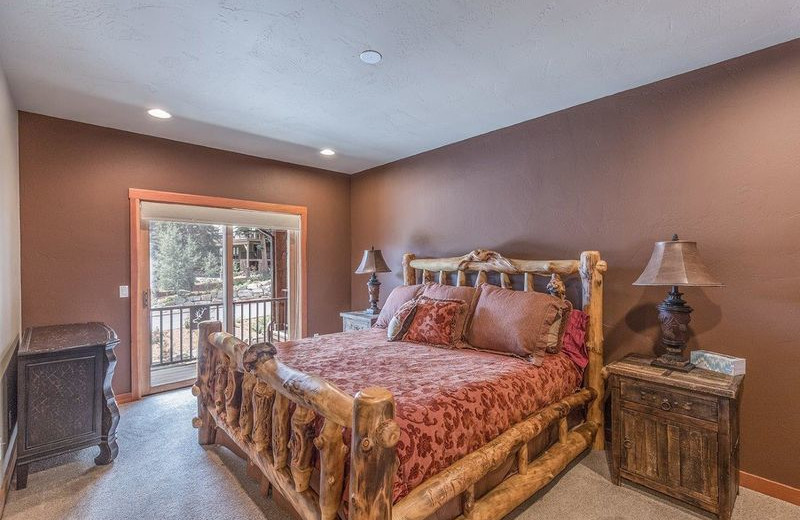 Rental bedroom at Durango Colorado Vacations, LLC.