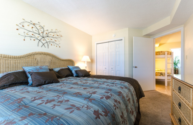 Rental beds at Perdido Skye Resort.